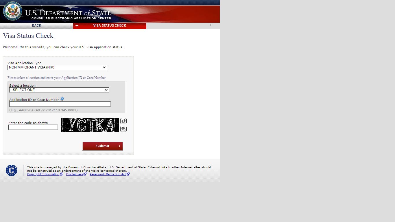 Visa Status Check - United States Department of State